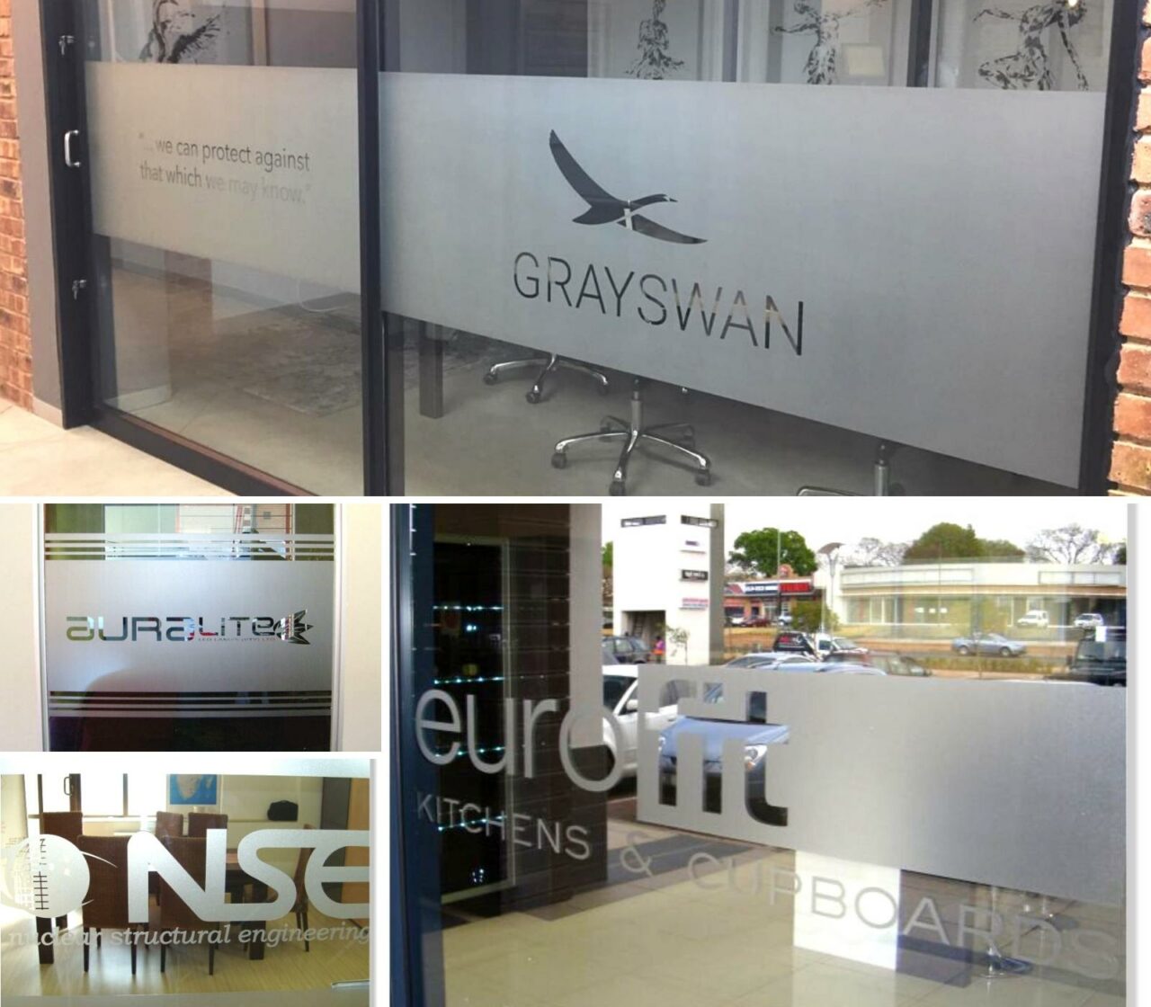 Window Frosting Frosted Vinyl Signage Octangle Marketing