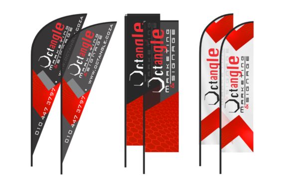 Sharkfins Telescopics Curved Banners
