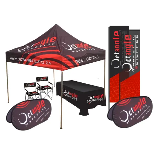 Custom Flag Banners Telescopic Teardrop Banners Octangle